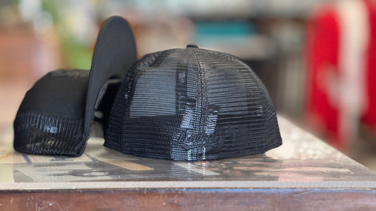 Albuquerque Dukes New Era 5950 Mesh Black on Black DUKES