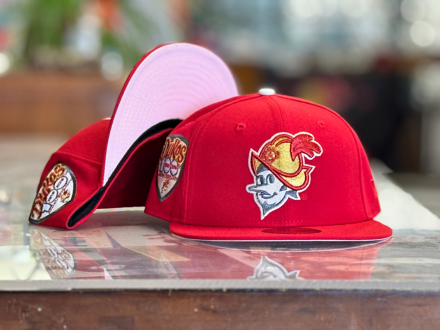 Albuquerque Dukes New Era 5950 Red Dukes 100 Year Patch
