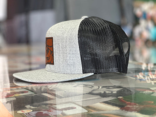 Albuquerque Dukes Heather Trucker w/ NM Dukes Leather Patch