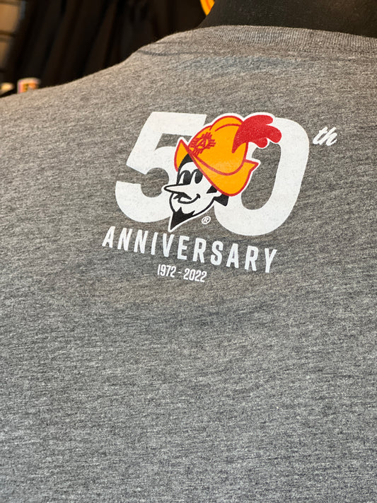 Albuquerque Dukes 50 yr. Anniversary Youth Heather Gray T-Shirt