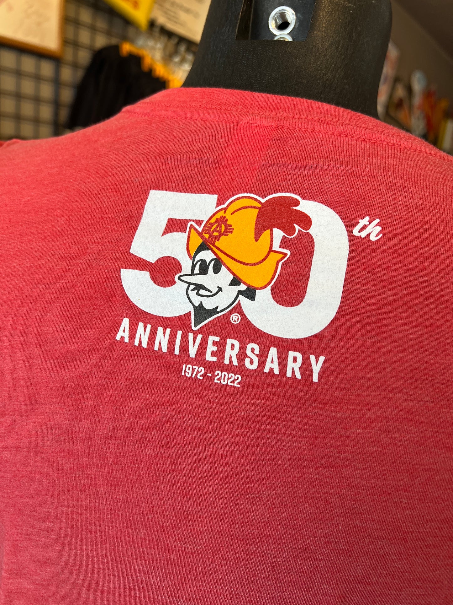 Albuquerque Dukes 50 Yr. Anniversary Youth Red T-Shirt