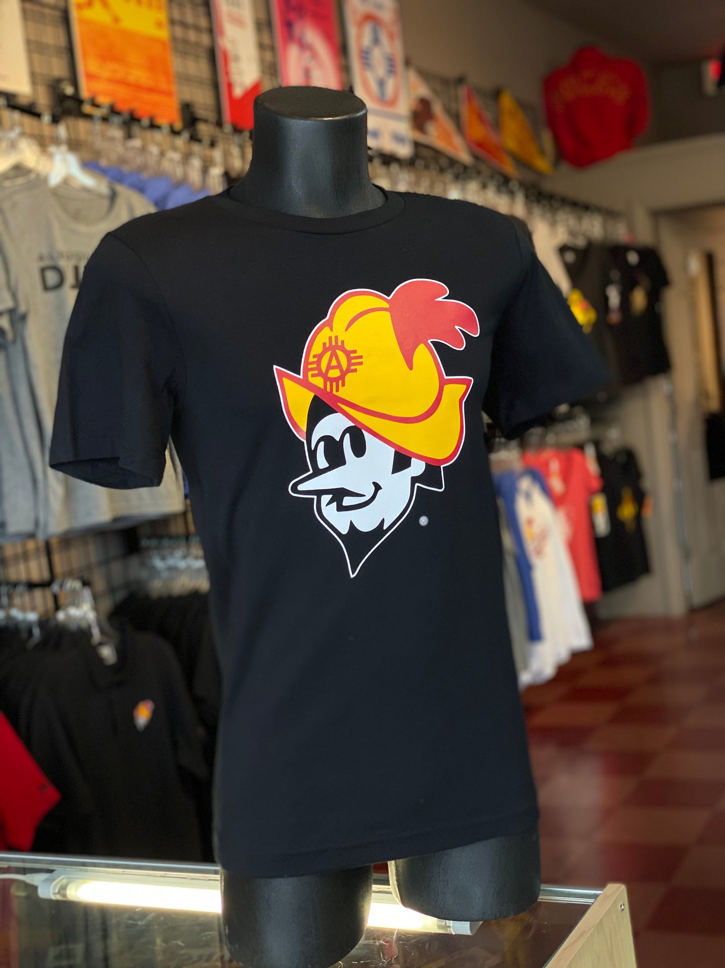 Albuquerque Dukes 50 Yr. Anniversary Black T-Shirt Color Dukes