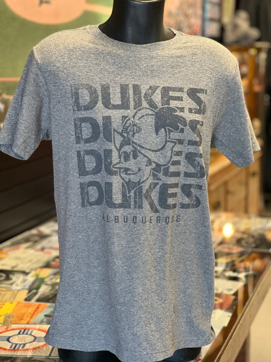 Albuquerque Dukes Gray Dukes Dukes Dukes T-Shirt