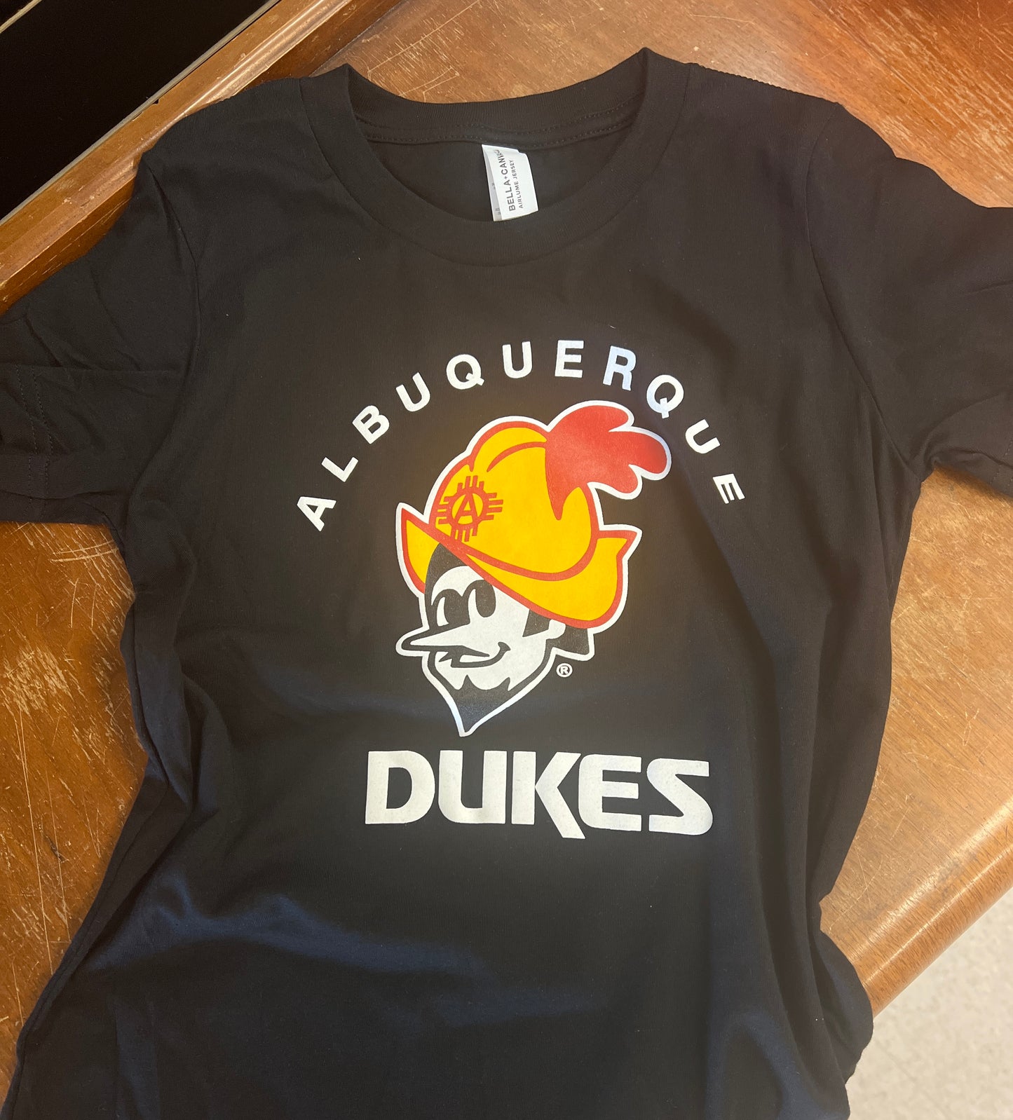 Albuquerque Dukes Youth Black T-Shirt Traditional