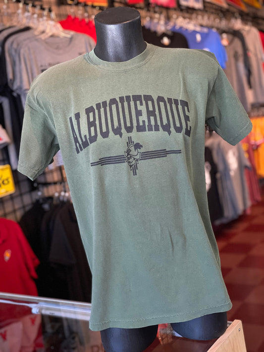 Albuquerque Dukes Green T-Shirt "Albuquerque"